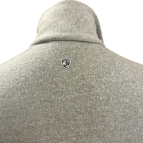 KUHL sweater cream color hint of gray size M Y2K - Picture 3 of 8